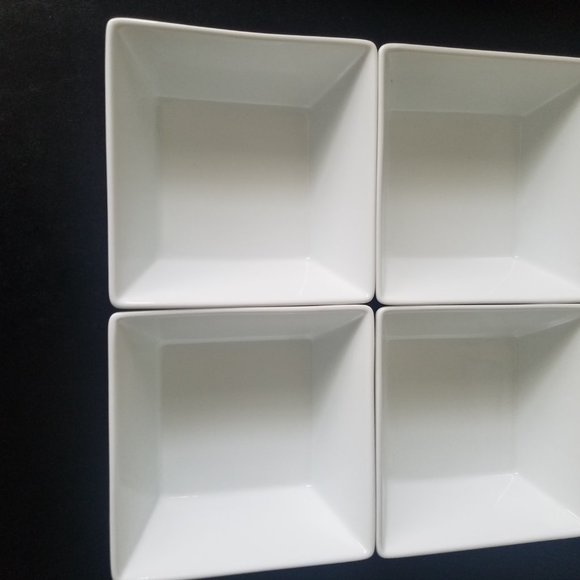 Threshold square porcelain rim bowl 4-Pack - Picture 4 of 4